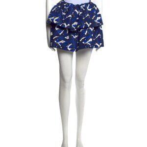 MSGM Printed Mini Skirt Size: S | US2, IT38